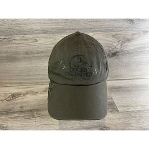 Ducks Unlimited Embroidered Baseball Style Hunting Outdoors Adjustable Strap Hat